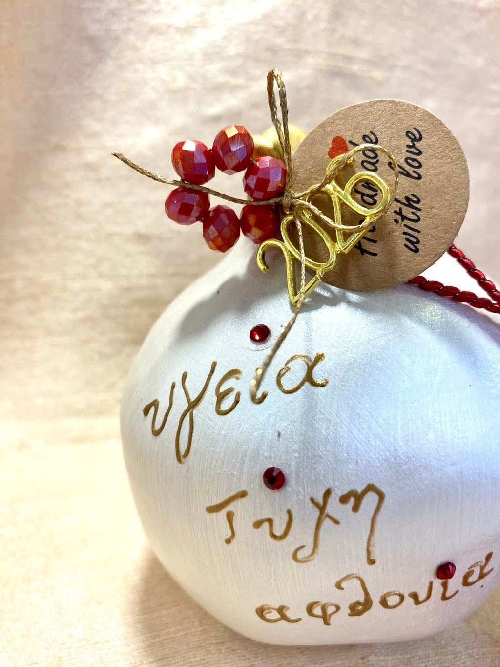 Γούρι Ρόδι Λευκό.