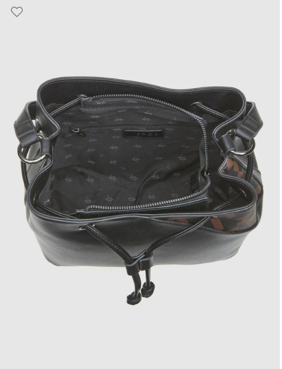 Τσάντα Πουγκί Μαύρο Verde